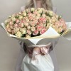 51 кремово-розовая кустовая роза Азор 40 см