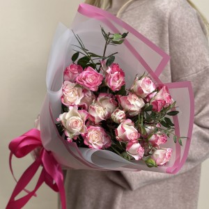 5 кустовых роз Рефлекс 50 см