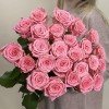 25 пионовидных роз Софи Лорен 60 см