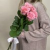 5 пионовидных роз Софи Лорен 60 см