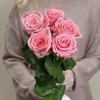 5 пионовидных роз Софи Лорен 60 см