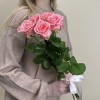 5 пионовидных роз Софи Лорен 60 см