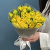 25 желтых пионовидных тюльпанов Маргарита