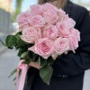 15 ароматных пионовидных роз Пинк Охара 50 см