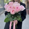 9 ароматных пионовидных роз Пинк Охара 50 см
