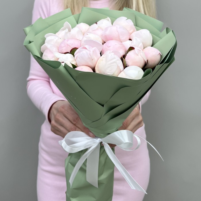 21 розовый пион Ангел Чикс