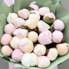25 розовых пионов Ангел Чикс
