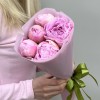 5 нежно-розовых пионов Гардения