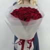 25 красных роз Эвер ред 60 см