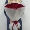 35 красных роз Эвер Ред 60 см