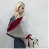 35 красных роз Эвер Ред 60 см