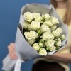 7 белых кустовых роз Сноуфлейк 50 см
