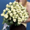 Кустовая белая роза Сноуфлейк 50 см