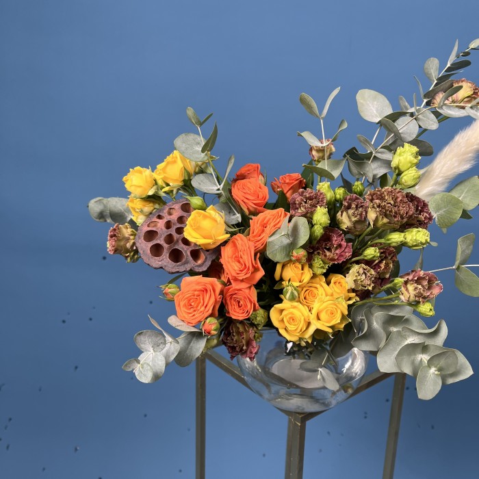 Средний Интерьерный букет Обаяние Природы