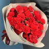 21 красная кустовая гвоздика