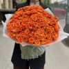 101 огненная кустовая Роза Смэшинг 40 см