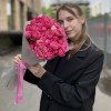 11 кустовых пионовидных роз Вишневая Джульетта