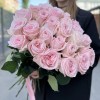 25 ароматных розовых роз Пинк Охара 50 см