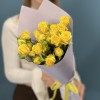 3 желтые кустовые розы Еллоу Бейби 50 см