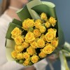 5 кустовых желтых роз Еллоу Бейби 50 см