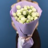 11 белых кустовых роз Сноуфлейк 50 см