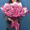 25 кустовых пионовидных Роз Мисти Баблс 40 см