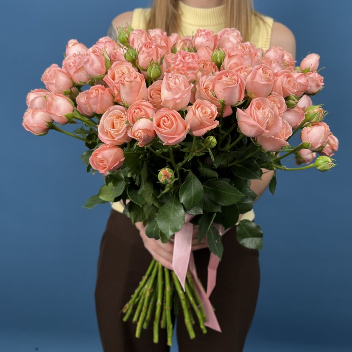 Кустовая пионовидная роза Амэйзинг Мэджик 50 см