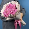 7 кустовых пионовидных Роз Мисти Баблс 40 см