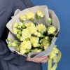 15 желтых кустовых гвоздик