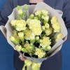 15 желтых кустовых гвоздик