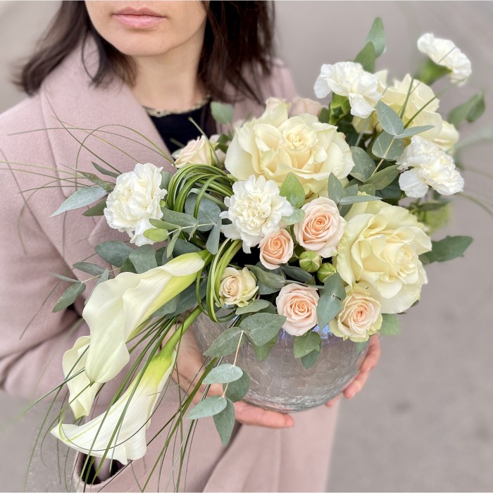 Композиция в вазе Перламутр