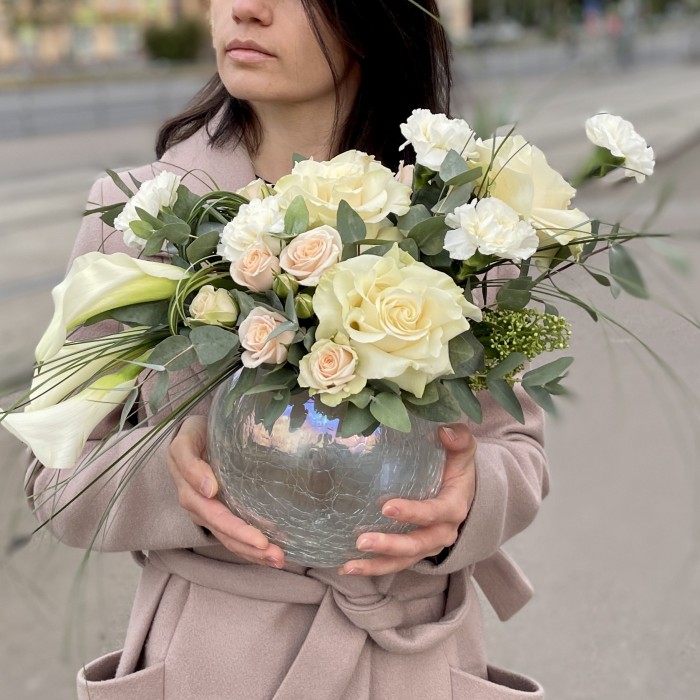 Композиция в вазе Перламутр