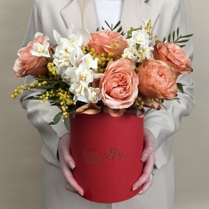 Букет дня в коробке Восторг