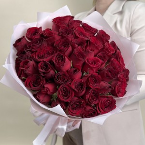 Букет дня розовых роз