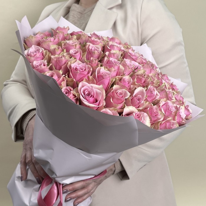 Букет дня нежный микс роз