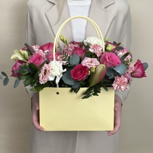 Букет дня в коробке Облако Нежности