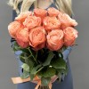 11 пионовидных роз Кахала 60 см