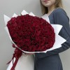 101 красная роза 50 см