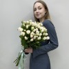15 ароматных кустовых роз Роял Порцелина 60 см