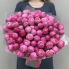25 кустовых пионовидных роз Сильва Пинк 50 см