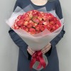 25 кустовых роз Саммер Дэнс 50 см