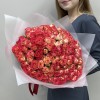 35 кустовых роз Саммер Дэнс 50 см