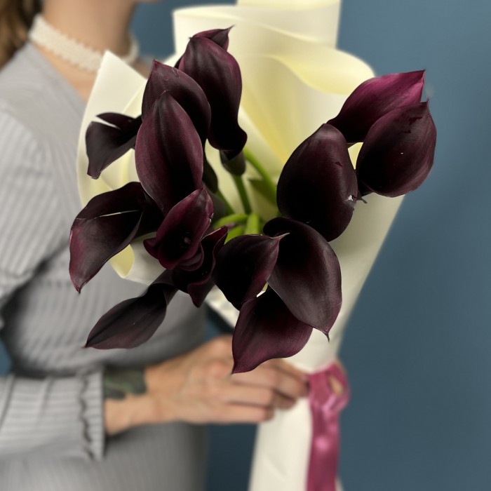 15 фиолетовых калл