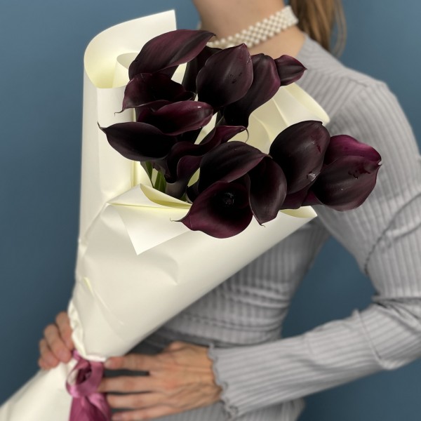 15 фиолетовых калл