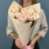 3 розовые пионовидные розы Мансфилд парк 40 см