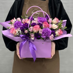 Букет дня в коробке Аура лета