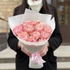 15 малиново-белых роз Кантри Кэнди 40 см