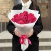 15 малиновых роз Палома Роял 40 см