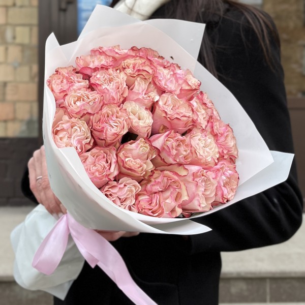 25 роз Кантри Кэнди 40 см