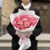 25 розовых роз Алани микс